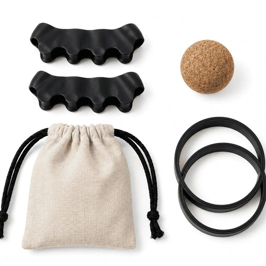 Steplisse toe separator comfort kit product photo on white background